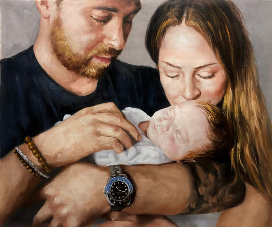 Hand-Painted Maternity and Newborn Magic Beauty by Paintru