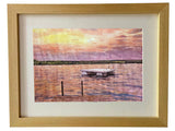 Natural Light Wood Gallery Watercolor Frame With Acrylic